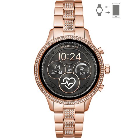 michael kors smartwatch dames hudson bay|Runway Access Touchscreen Stainless Steel Bracelet .